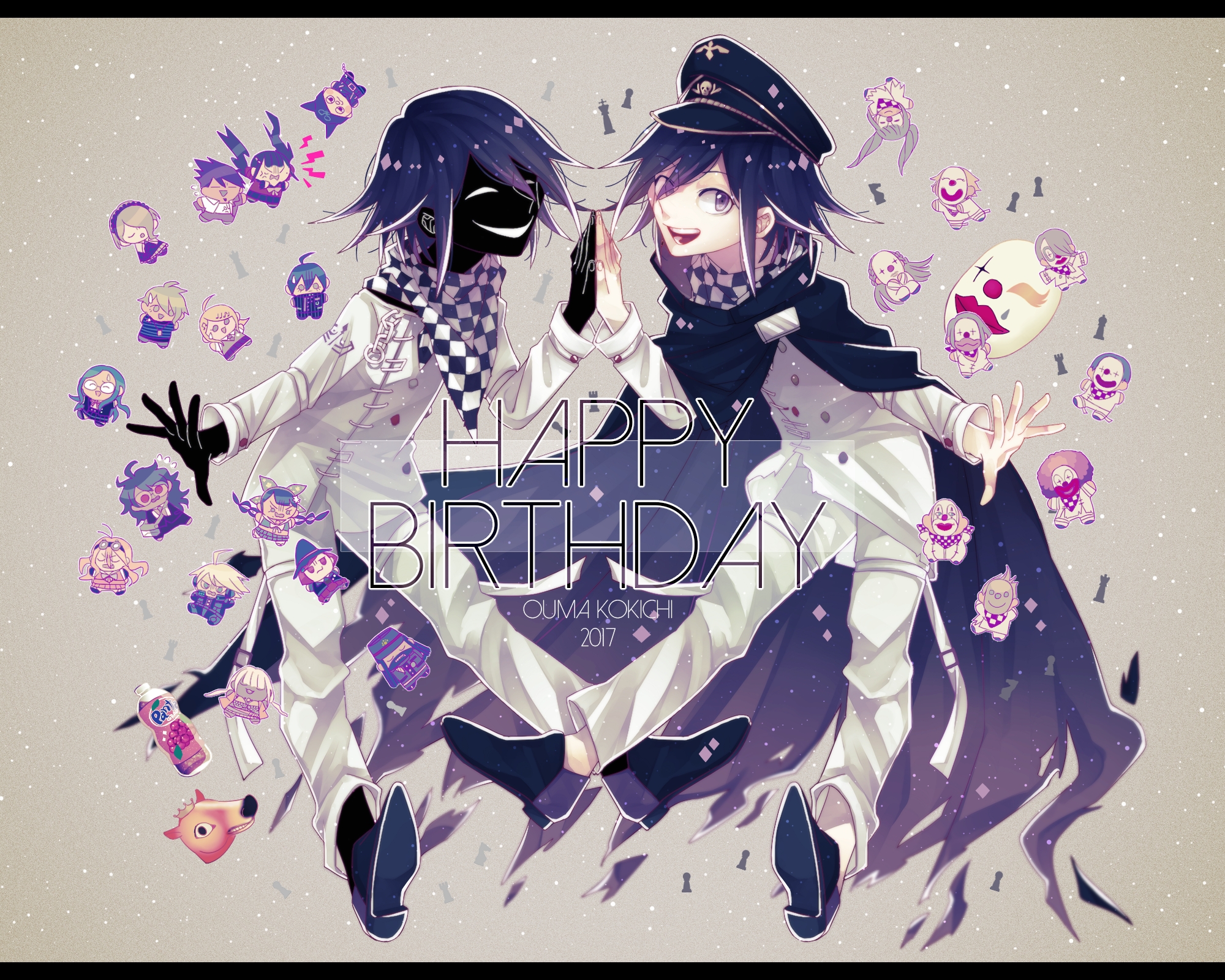 弹丸论破v3王马小吉超高校级的总统的同人插画作品