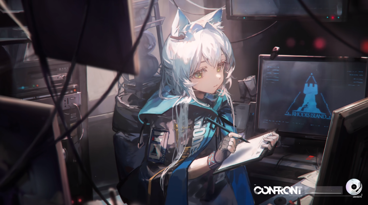 迷迭香的角色曲是《confront》,意为"面对".