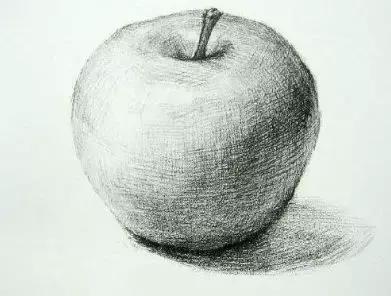绘画 素描苹果,你必学的素描基础 今天给大家准备的是素描苹果绘画