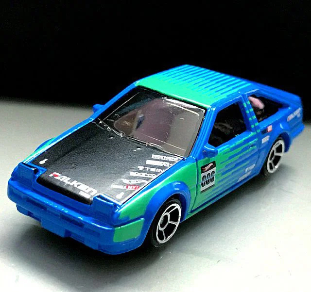 10风火轮hotwheelsfalken飞劲轮胎涂装ae86