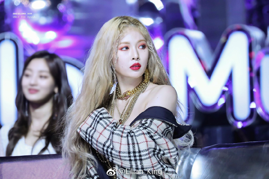 韩国女团中金发小仙女!泫雅撩人,hani感性,郑秀妍最经典!