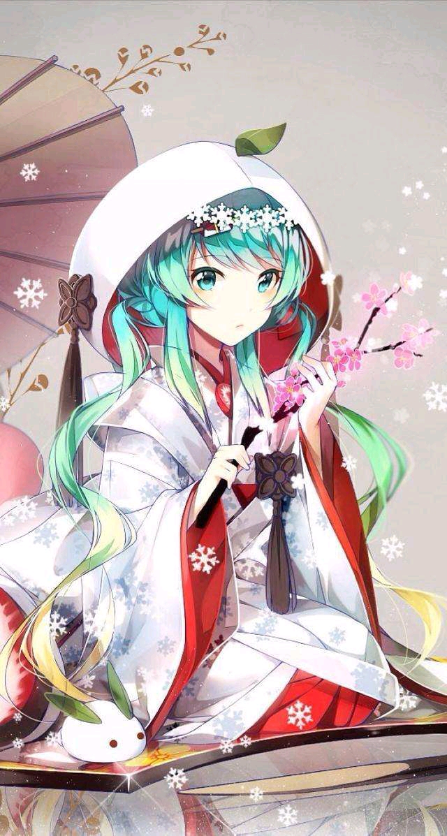【初音未来】二次元美图初音未来壁纸拿走吧(*)*).:* (1)