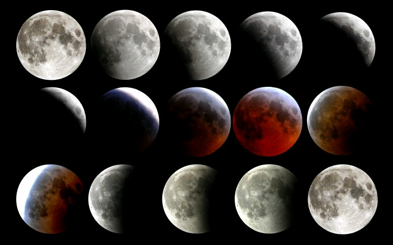 2021年5月26日凌晨超级月亮,月全食和红色月亮将同时出现