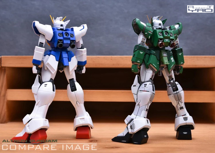 MG 双头龙高达改造涂装完成品