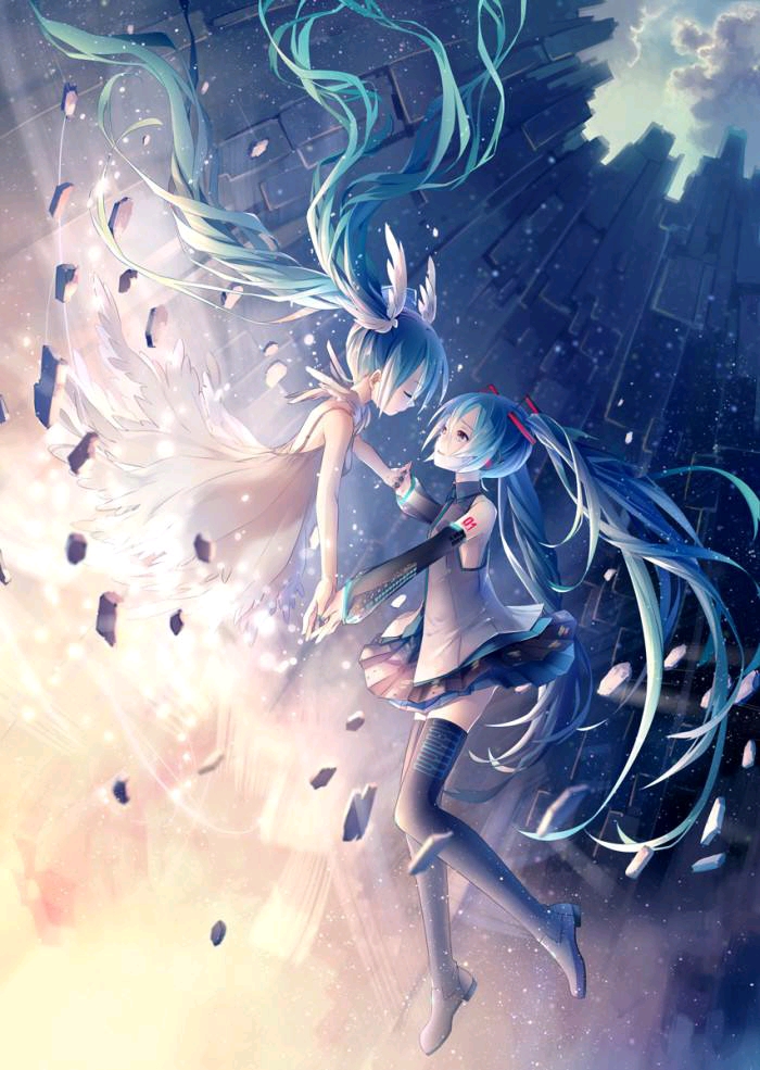 【初音未来】二次元美图初音未来壁纸拿走吧(*)*).:* (1)