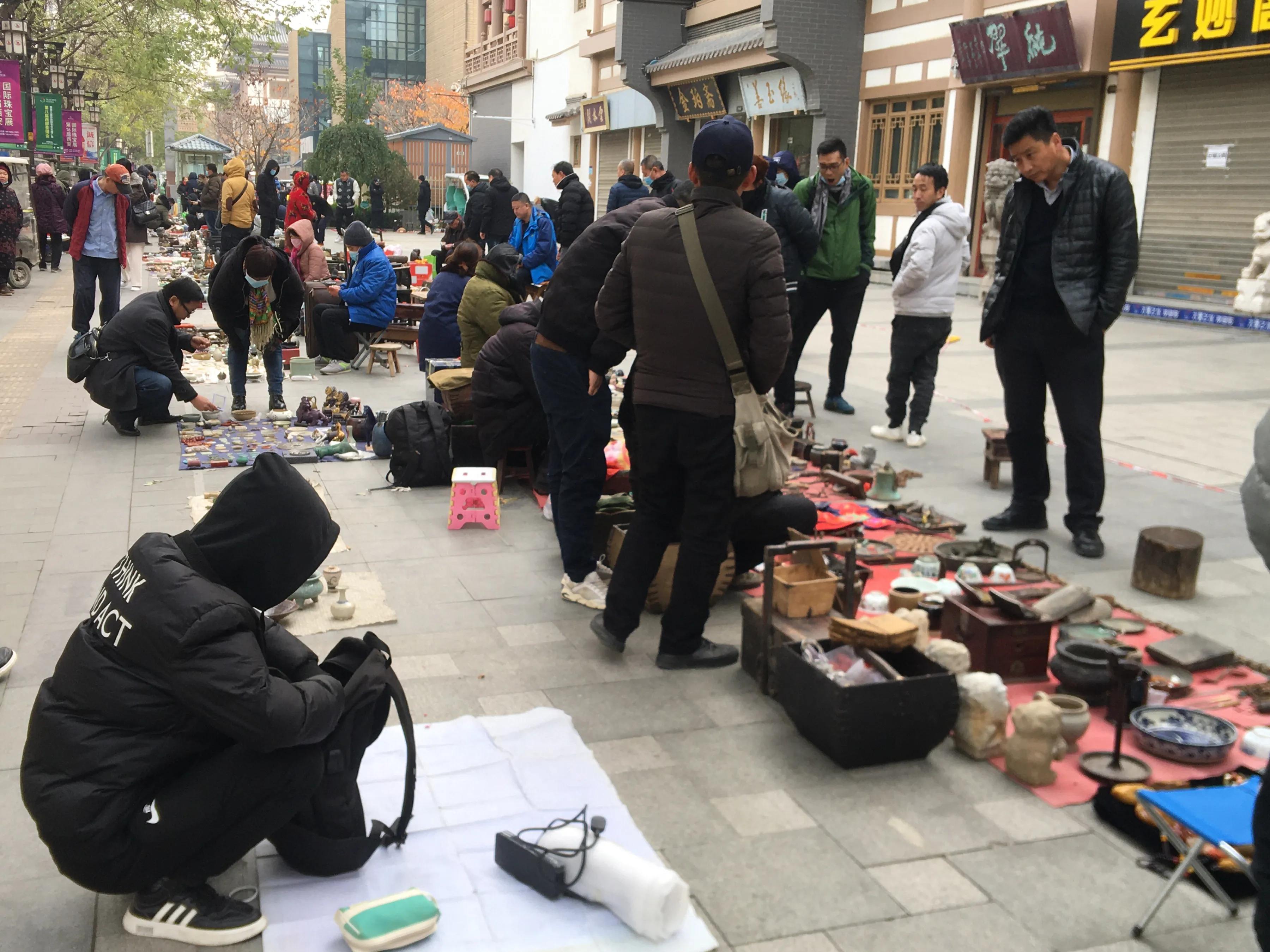 大唐西市西安最大的古玩市场曾是唐朝最繁华的商市