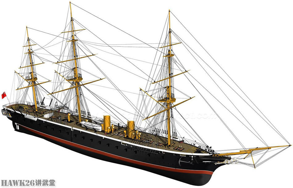 160年前 世界第一艘铁甲风帆蒸汽战列舰下水 保存至今成为博物馆