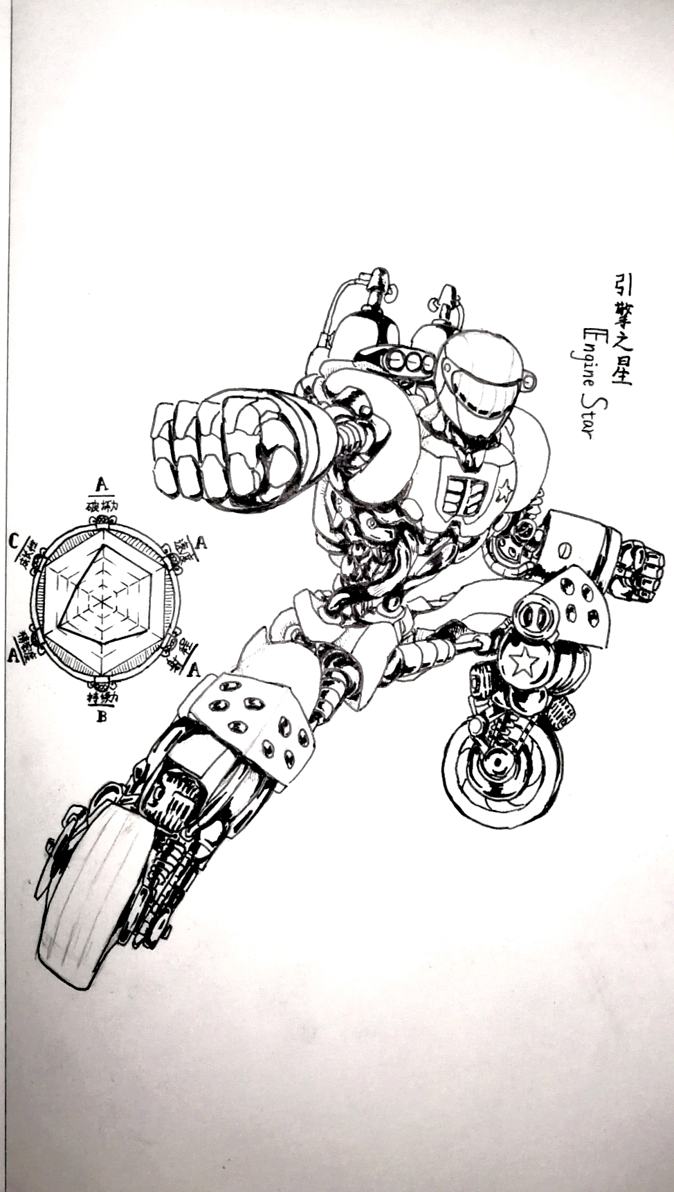 自制替身—engine star『引擎之星』
