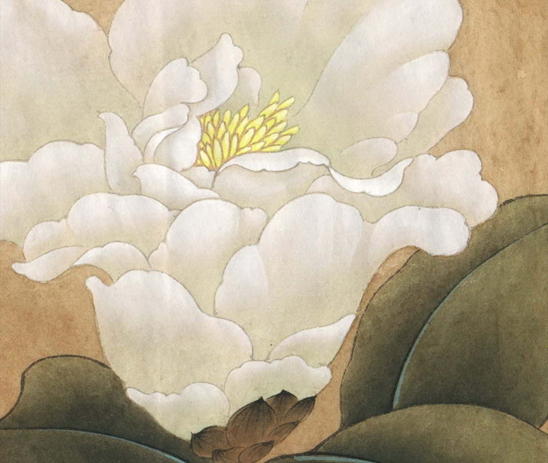 【零基础】国画/工笔入门教程 范本《山茶蝴蝶图》(附
