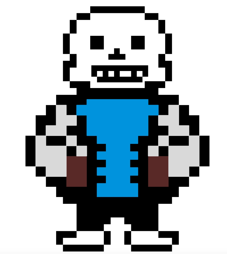 sans undertale 像素,undertale人物像素图 undertalenotreset第一章