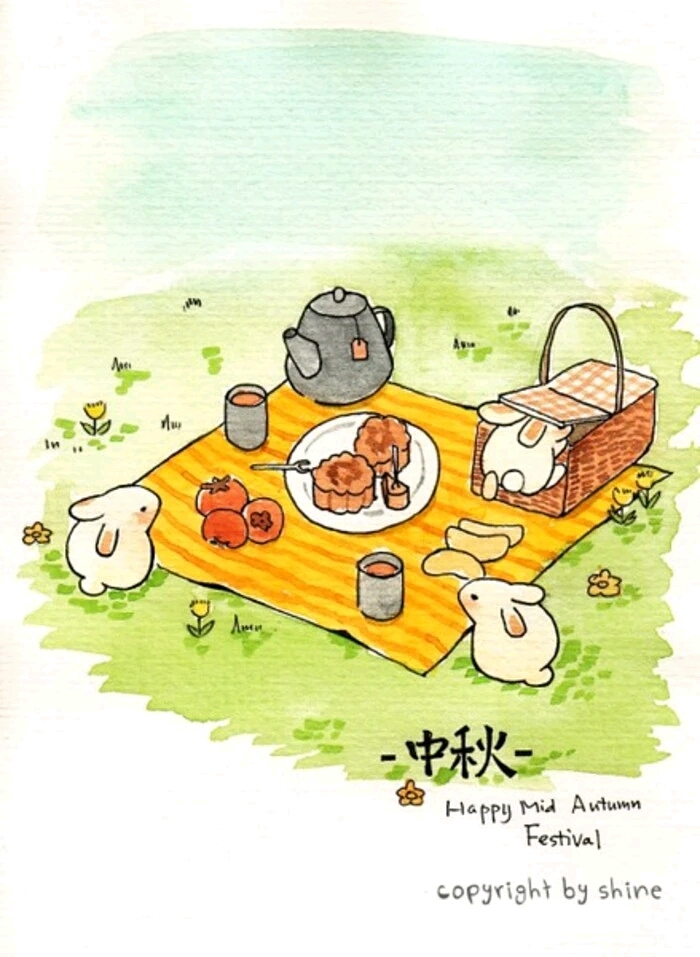 动画 动漫杂谈 中秋节特辑,二次元,中秋图片壁纸 今天是中秋节,祝各位