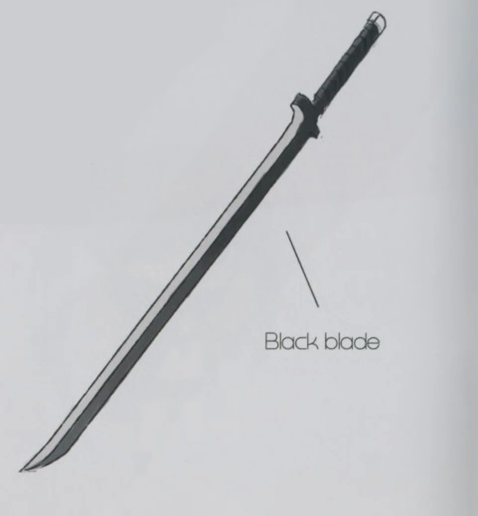 black blade,angelblade 黑刃(black blade) 黑岩射手主要近身武器,配合黑岩巨炮使用.