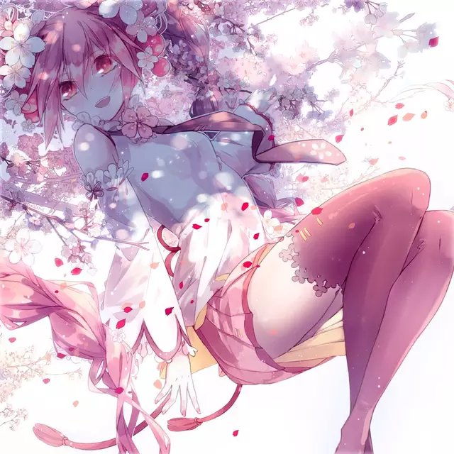 手机壁纸二次元初音未来系列樱初音byb站盐泽2020年4月6日