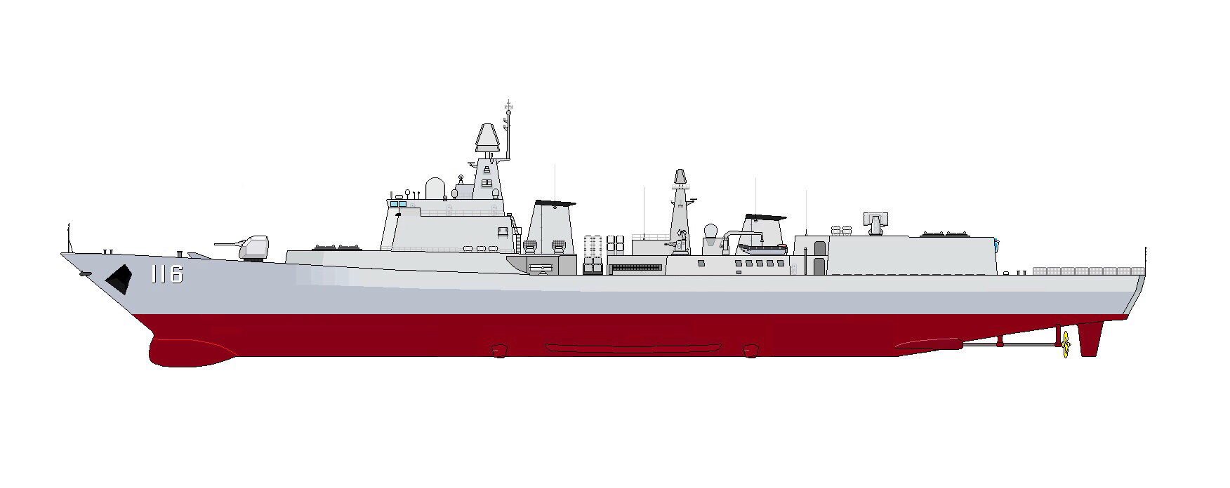 051c型驱逐舰升级改装想象图