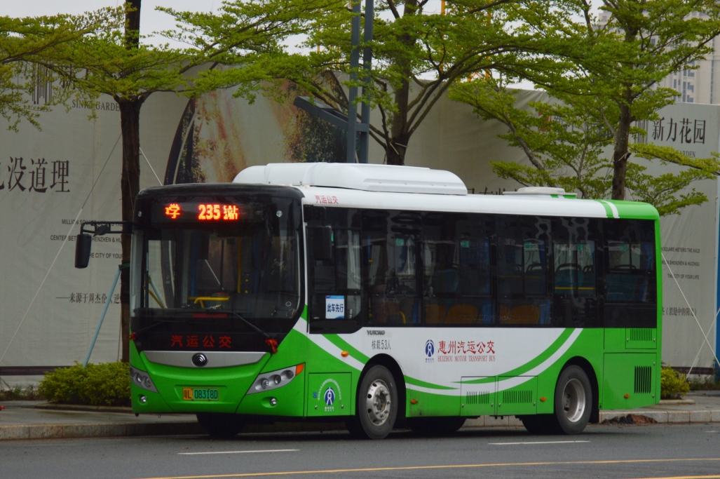 盘点惠州中心城区现有纯电动公交车型