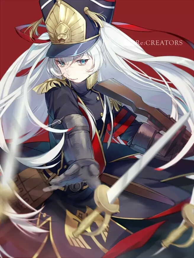 p站插画精选-re:creatord军姬(up只看过一点不做过多评价)