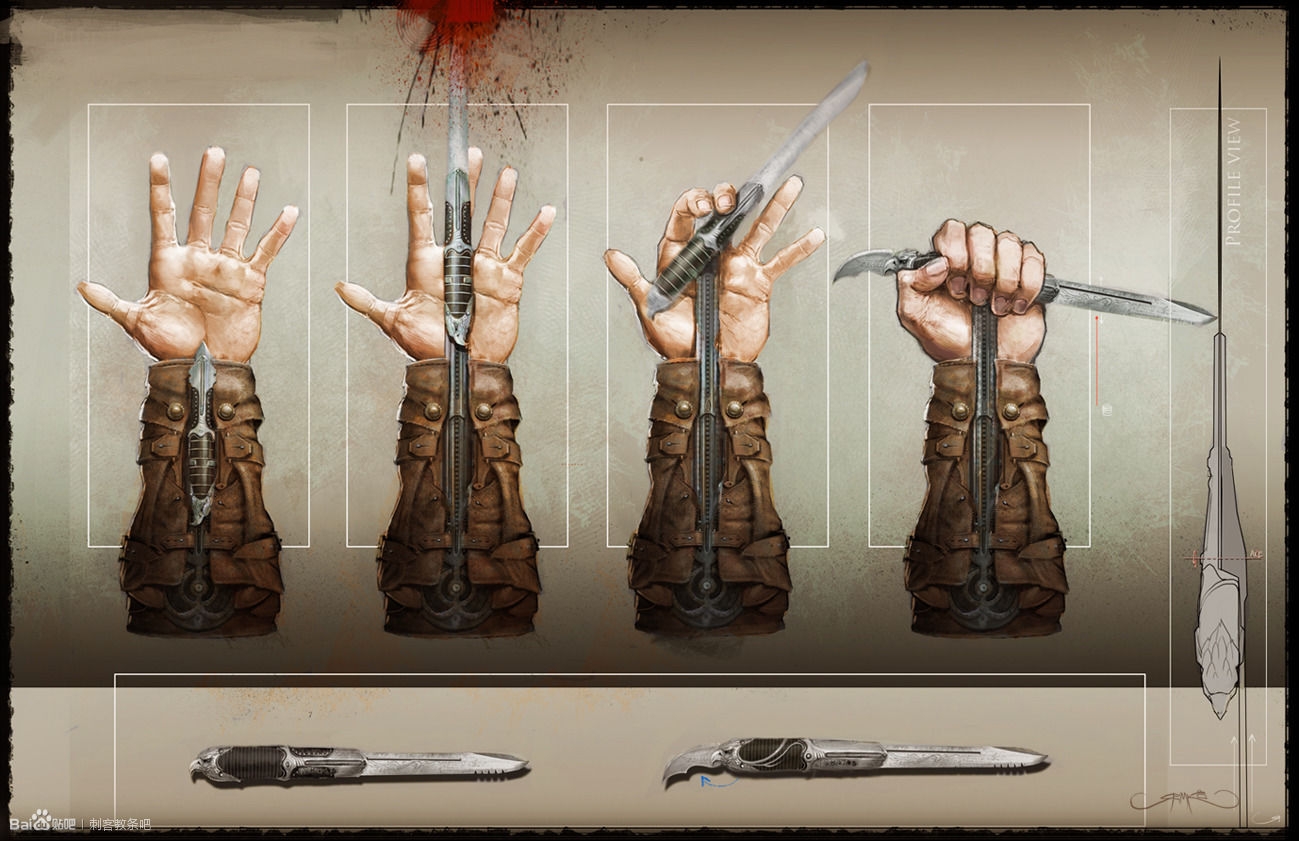 游戏里的装备#1——刺客信条 袖剑