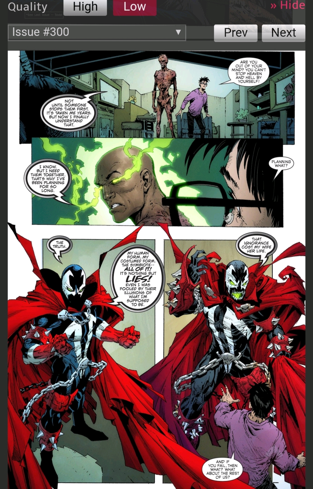 spawn(再生侠)漫画#300期