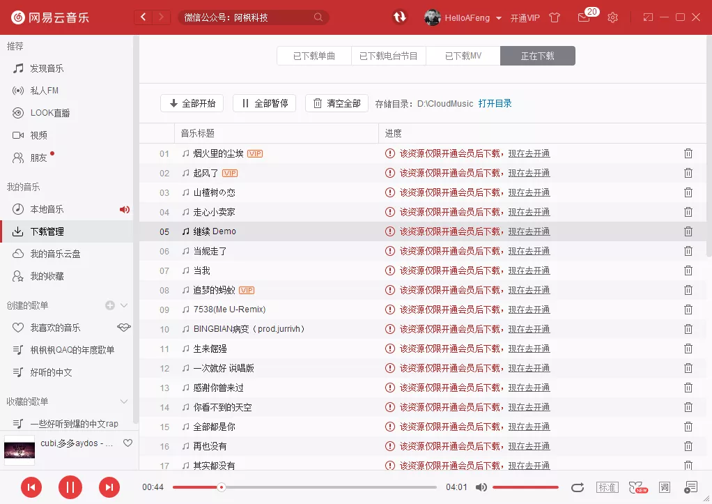 如何永久购买歌曲歌单视频