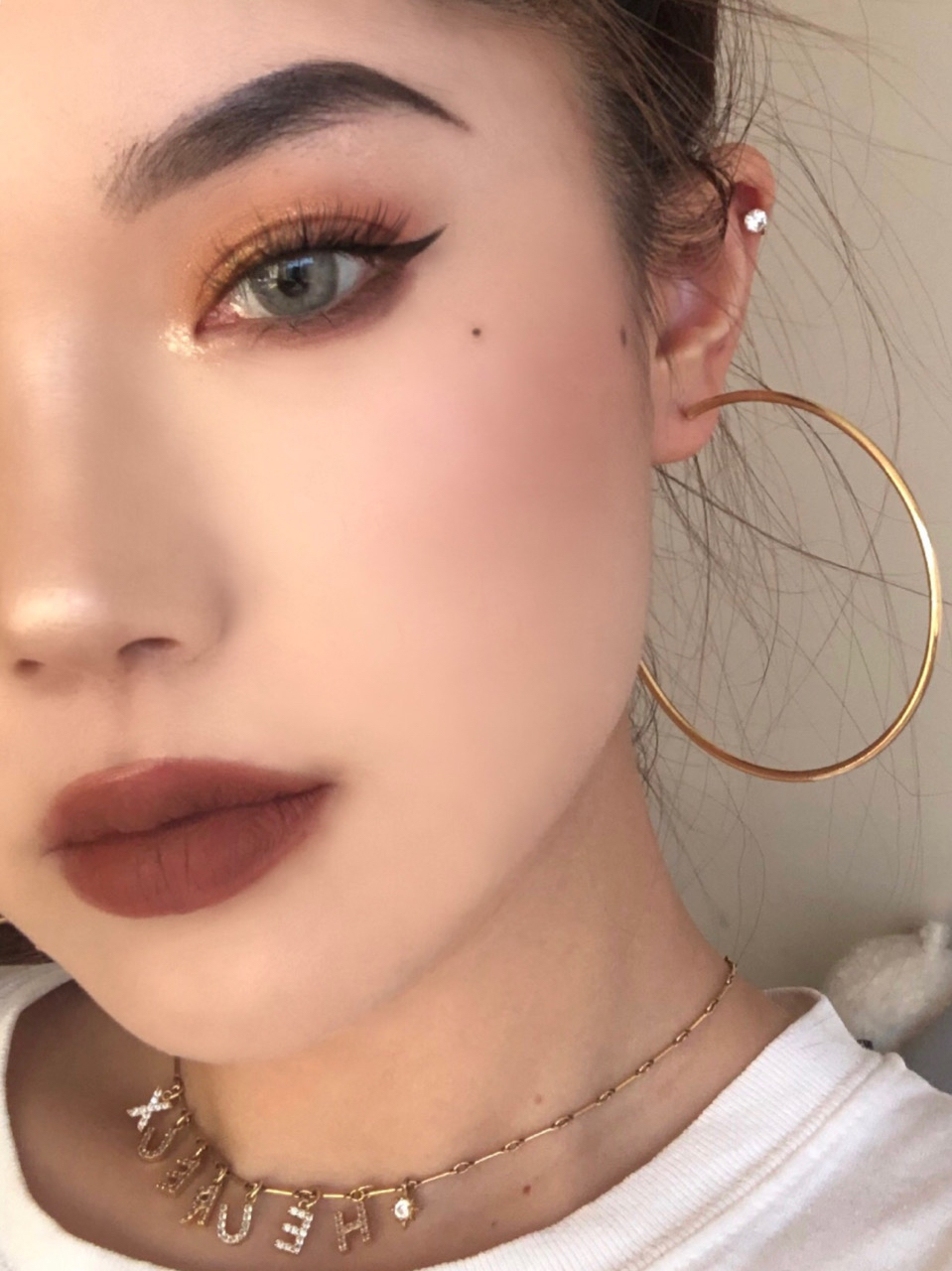 秋冬落日欧美妆容教程&真爱眼影合