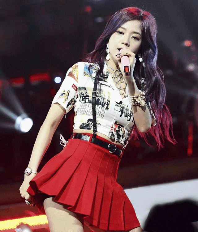 hide 高腰迷你百褶裙