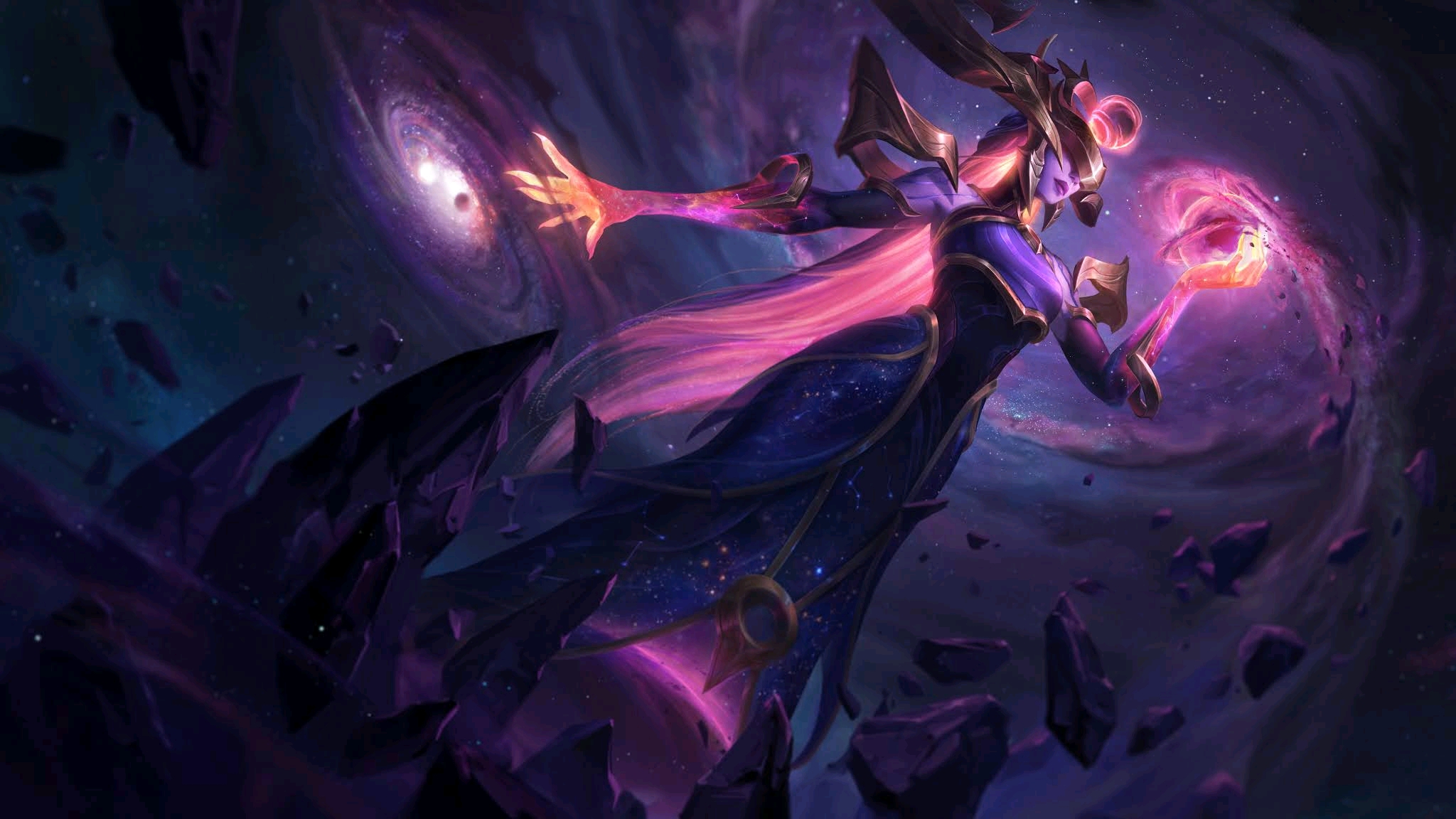 lol【英雄联盟】美服测试服今日更新:星系命名的系列及至臻奶妈新皮肤