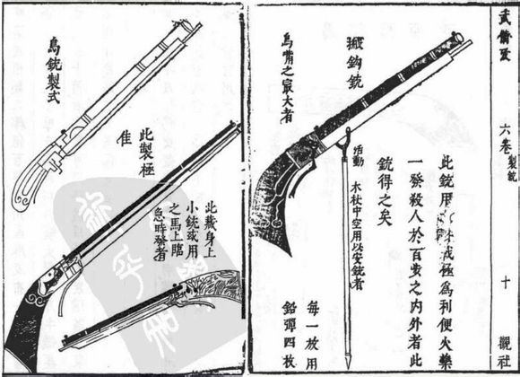 从两个牙的枪托对火绳枪的影响