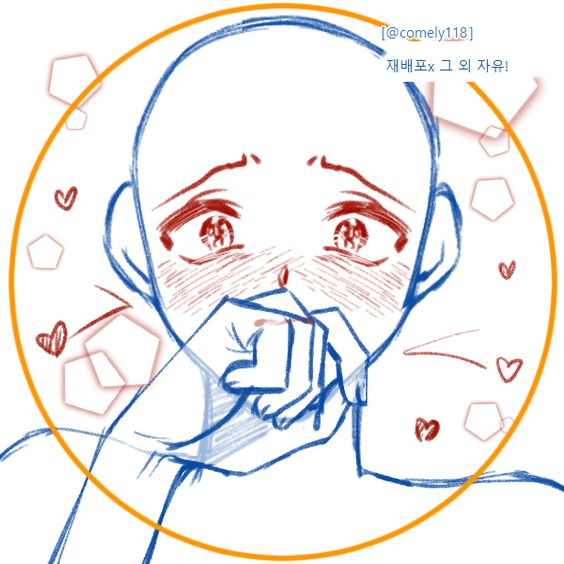 【绘画参考】宝藏级简约风人物头像参考
