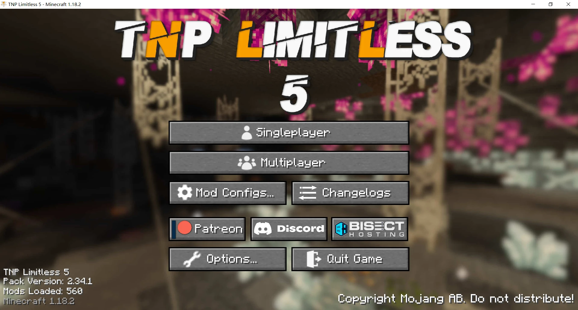 我的世界TNP Limitless 5 LL5 保持更新1 18 2汉化补丁 汉化 附下载地址 哔哩哔哩