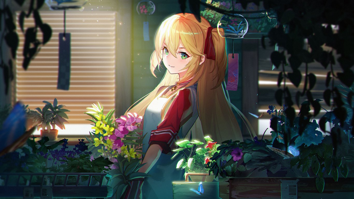 电脑壁纸1366×768动漫,电脑壁纸1366×768美女 动画 动漫杂谈 【精选】超级好看的电脑壁纸 二次元 第一期 不要白嫖!