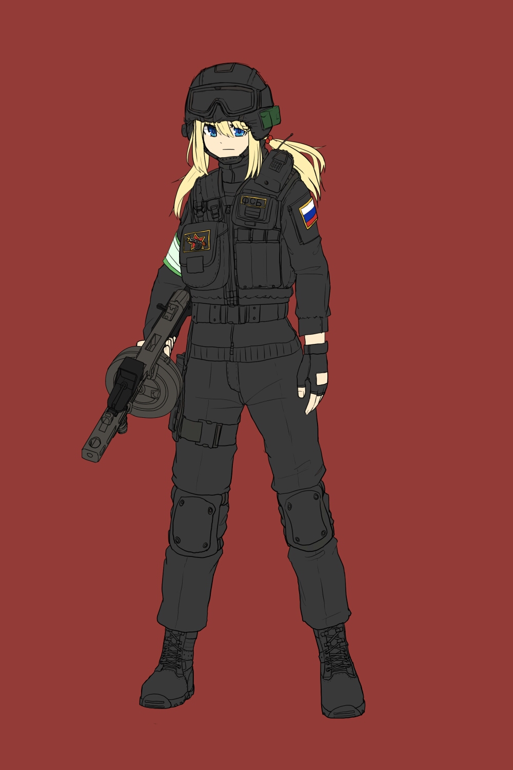 少女前线pixiv搬运 ppsh-41(波波莎)篇