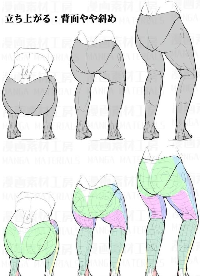 【绘画教程】女性坐姿画法,满屏全是腿腿腿!