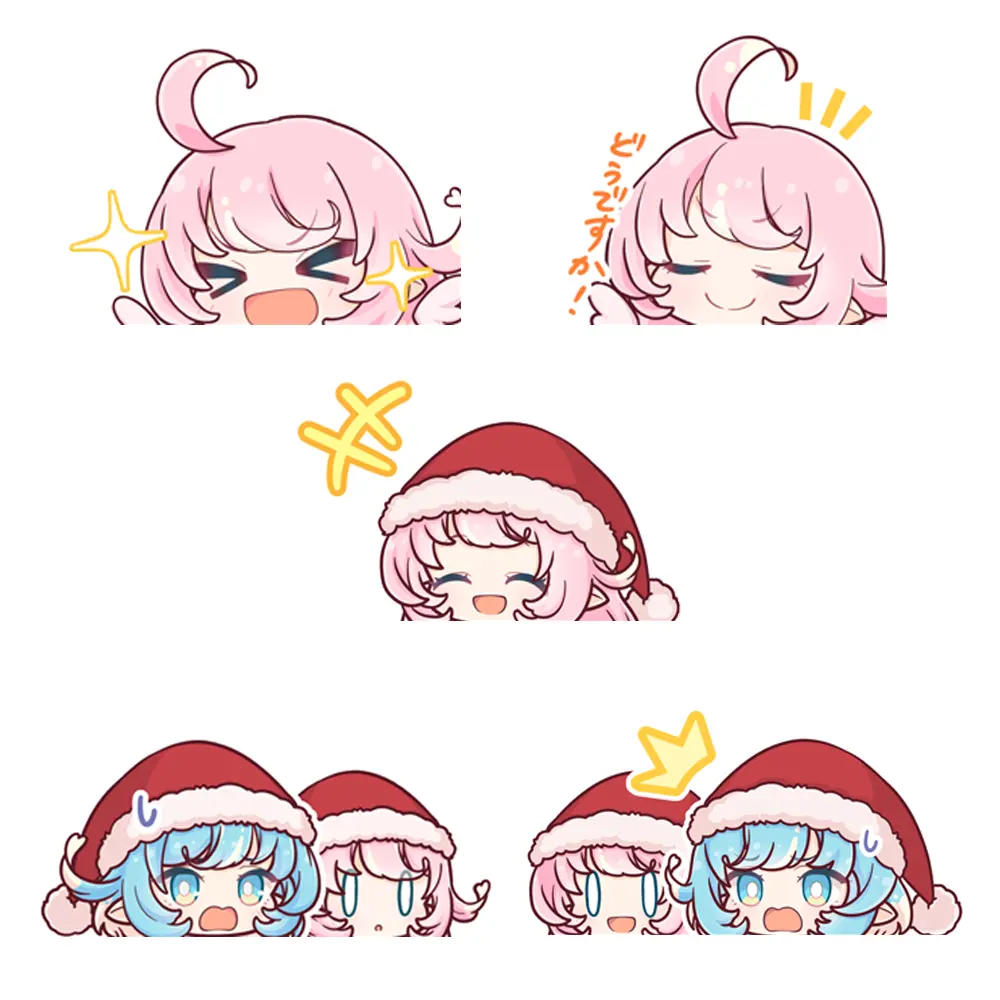 【公主连结·官方漫画】q版人物表情包