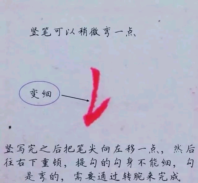 运笔速度快但笔迹不轻浮,就能使笔画更加劲挺,尤其是撇,捺,悬针竖等