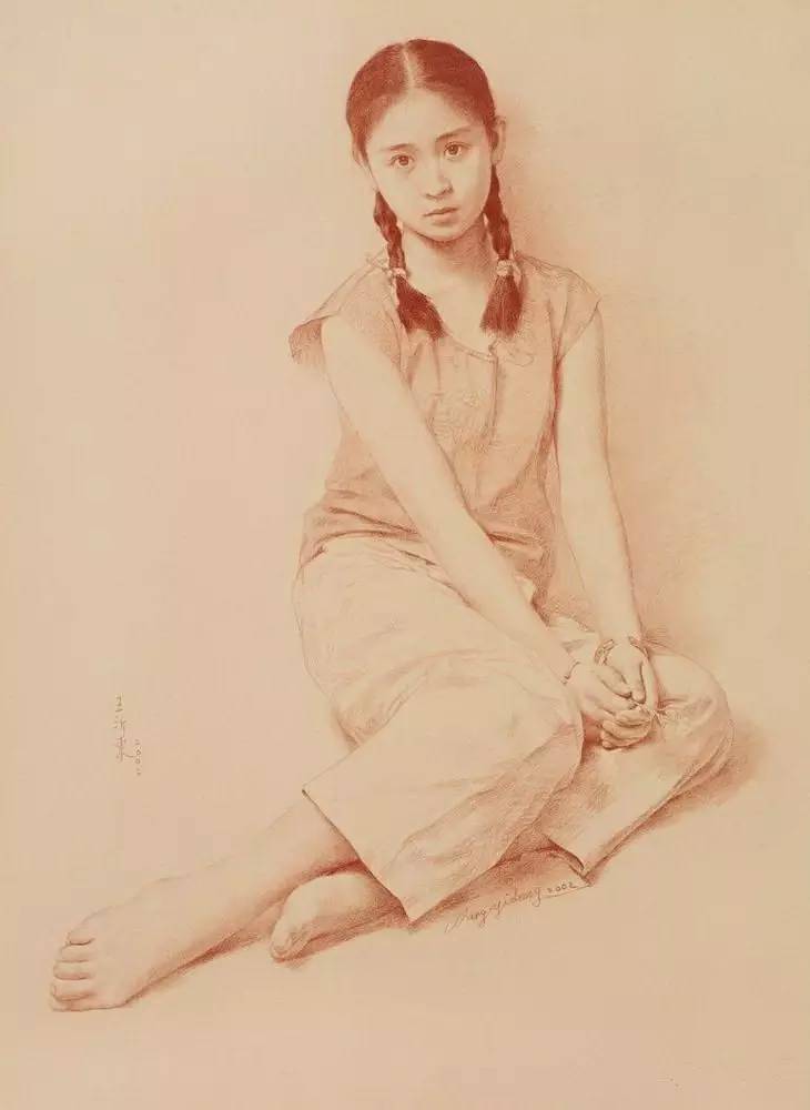 美术生处理女人侧面顶光素描人像基本步骤和纯民国女性素描素材