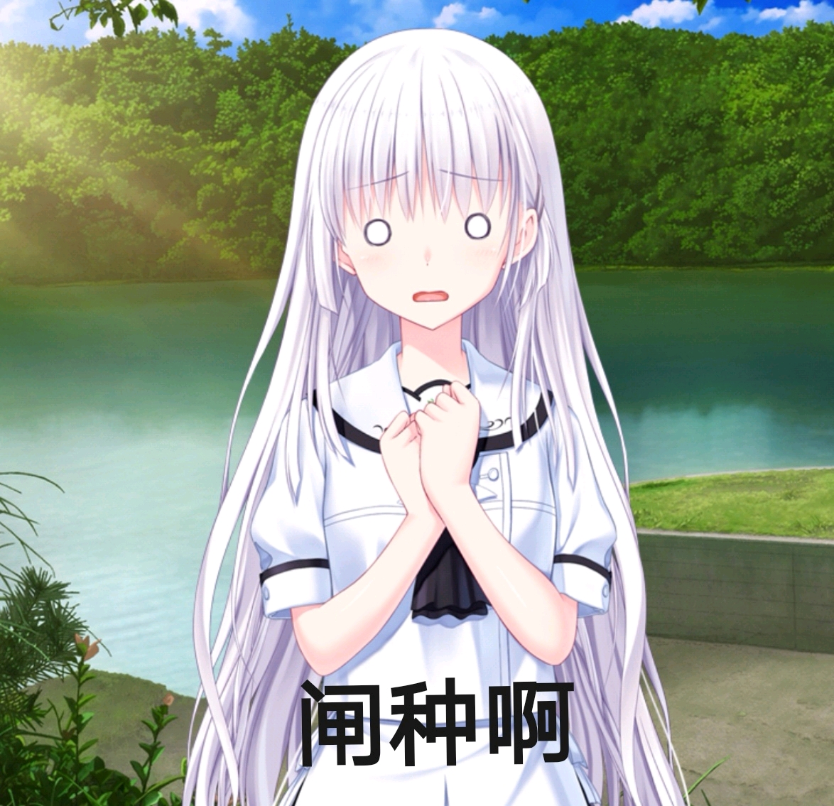 summerpockets表情包第十弹鸣濑白羽生日贺