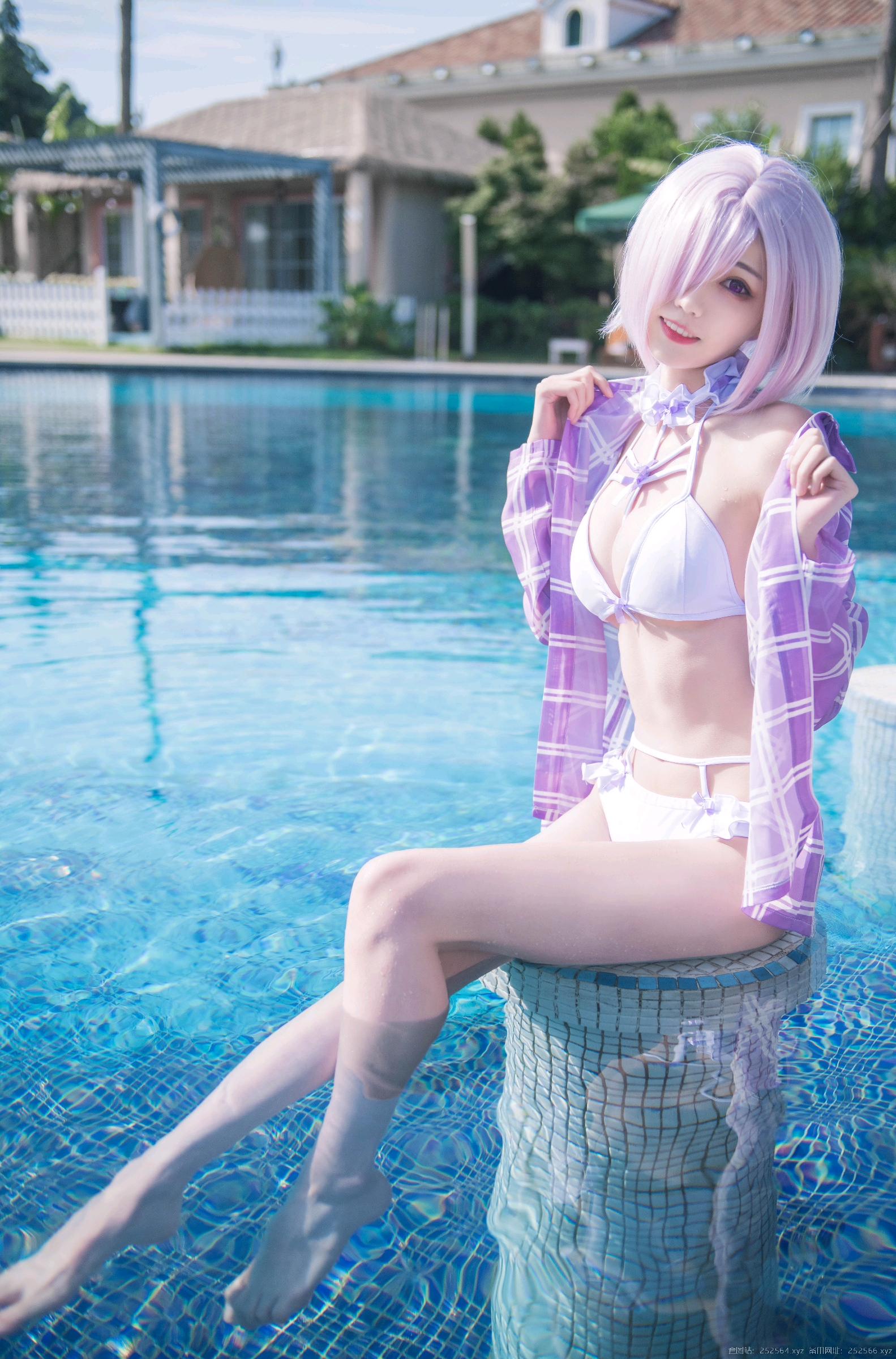 小姐姐cosplay.泳装 玛修