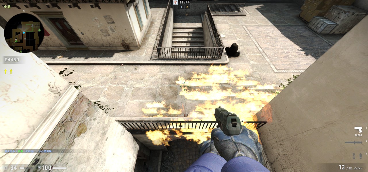 csgo,休闲模式,人质营救,意大利小镇,ct烟混火混教程