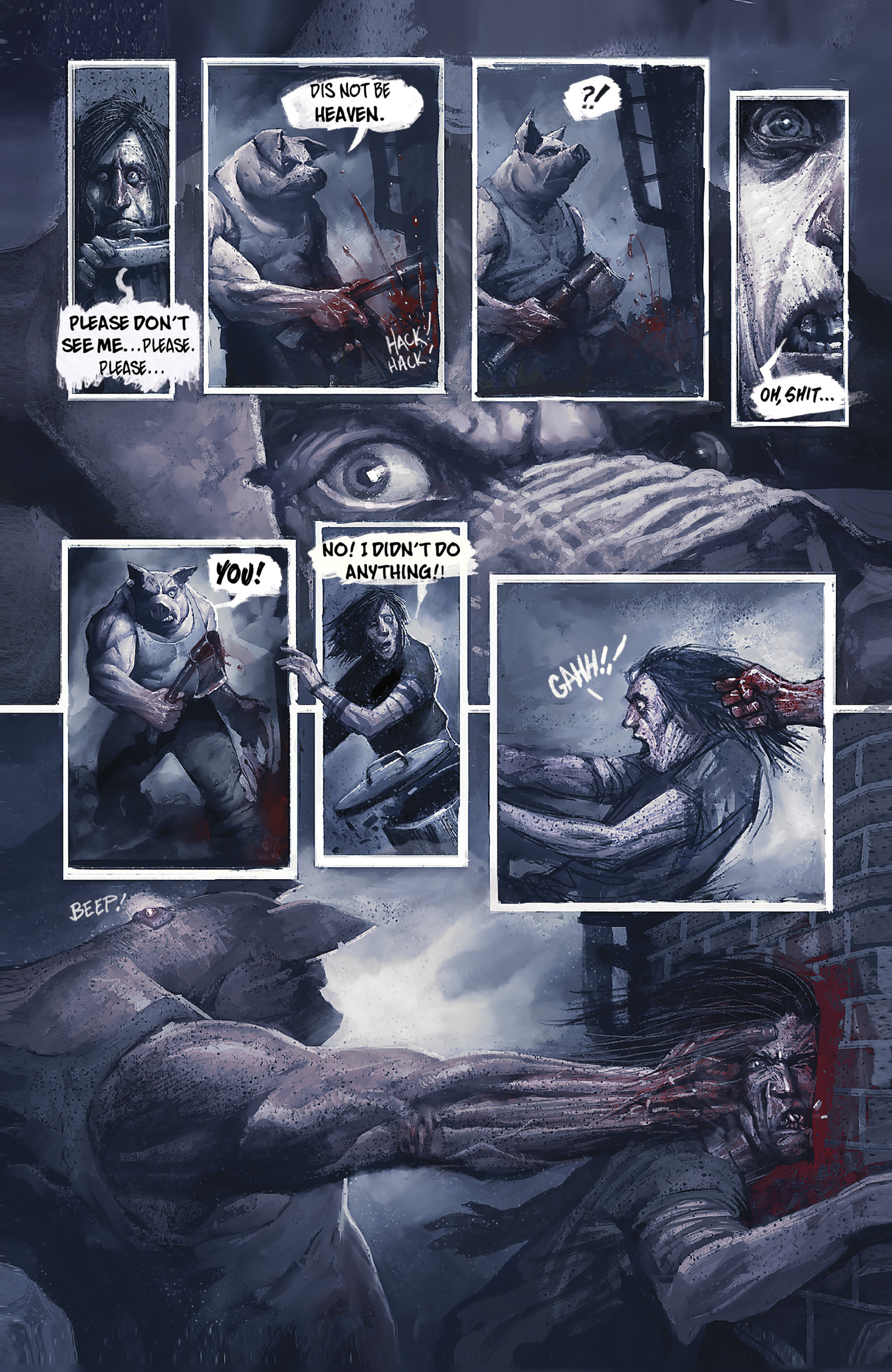 《oink:heaven"s butcher》(奥因克:天堂屠夫)漫画高清彩色电子扫描