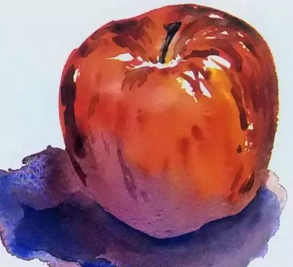 水彩画基础教程:七步教你学会画苹果
