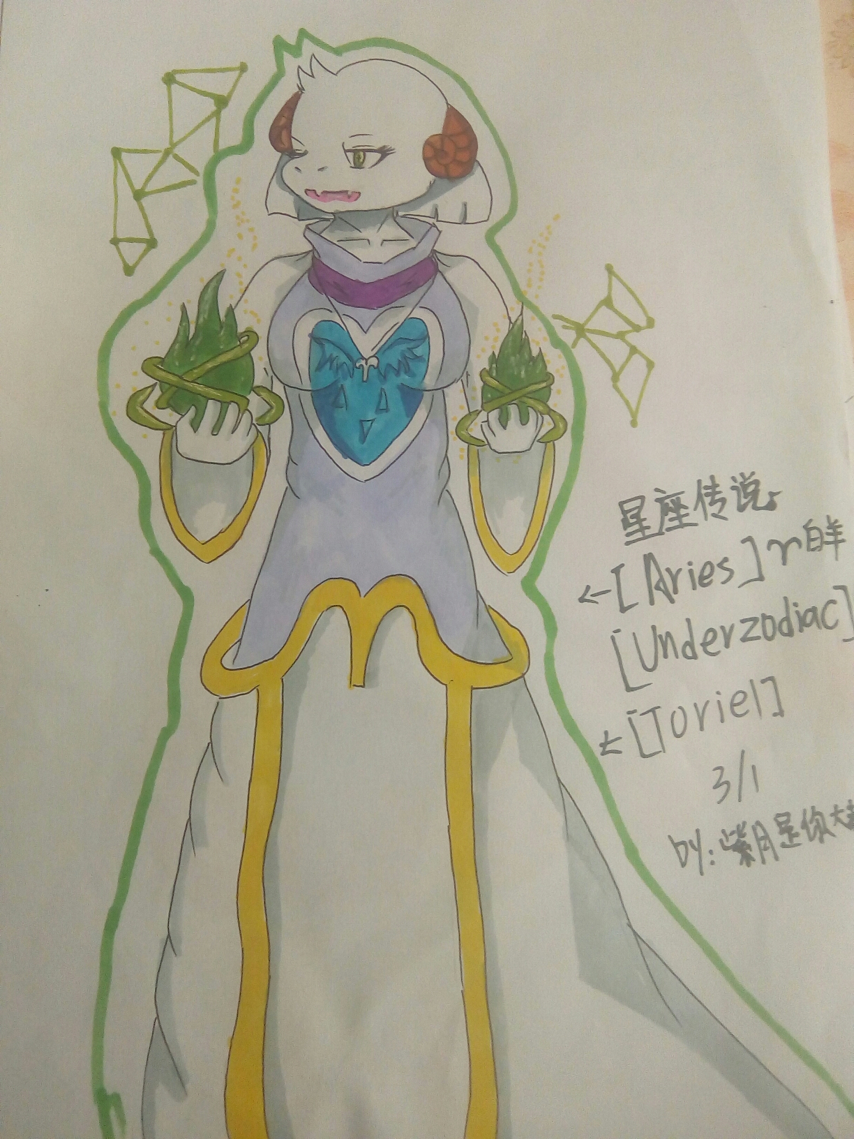 小羊_狮子座(一点即燃) 羊妈_白羊(严厉温柔的羊妈) sans_摩羯座(工作