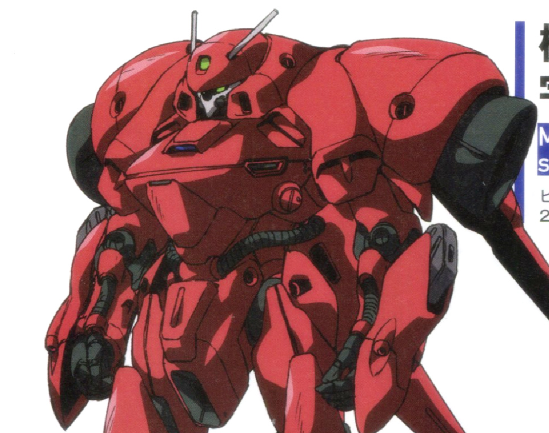 【分享】披着红衣的高达试作4号机:agx-04红色角马(出厂时外观)