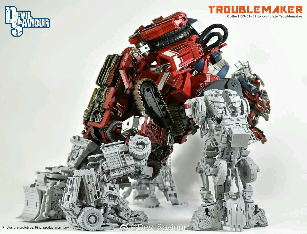 大力神终于有蛋蛋了第三方ds变形金刚2电影大力神合体官图首发