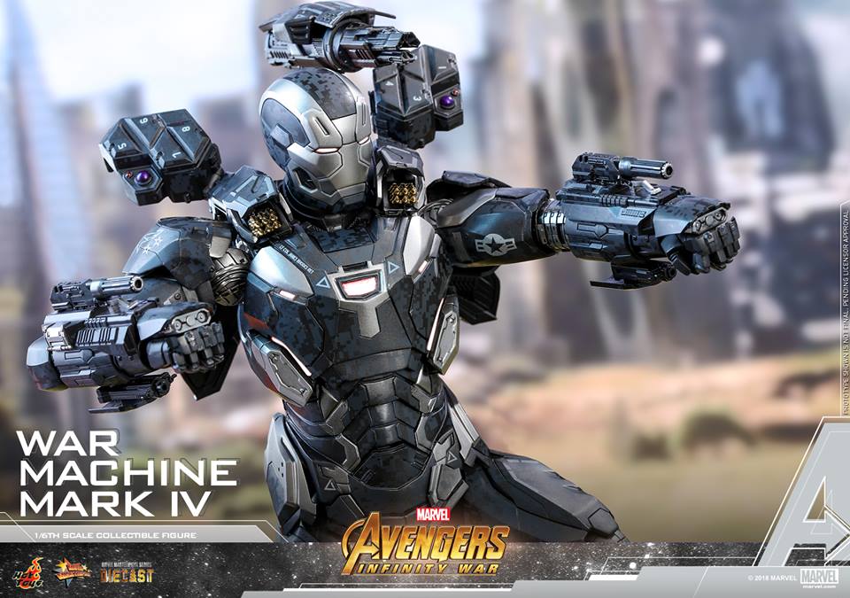 hot toys《复仇者联盟3:无限战争》1/6 战争机器 mark