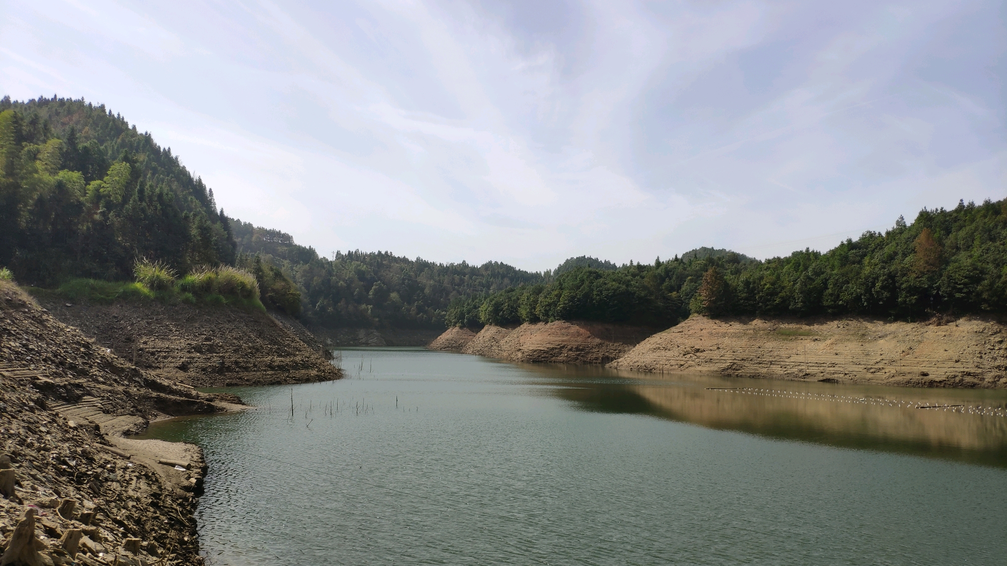 湖南省临湘市团湾水库空军后的感受