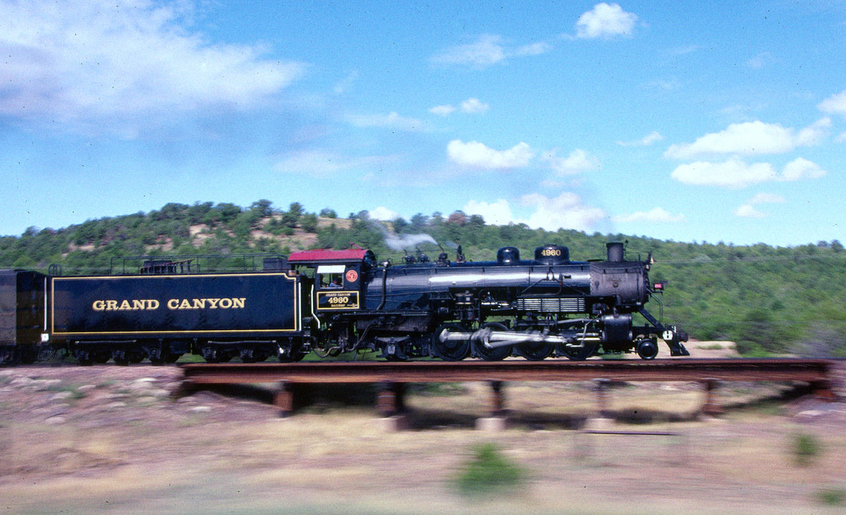 【科普】美国大峡谷铁路仅有的"天皇"——o-1a-4960号蒸汽机车