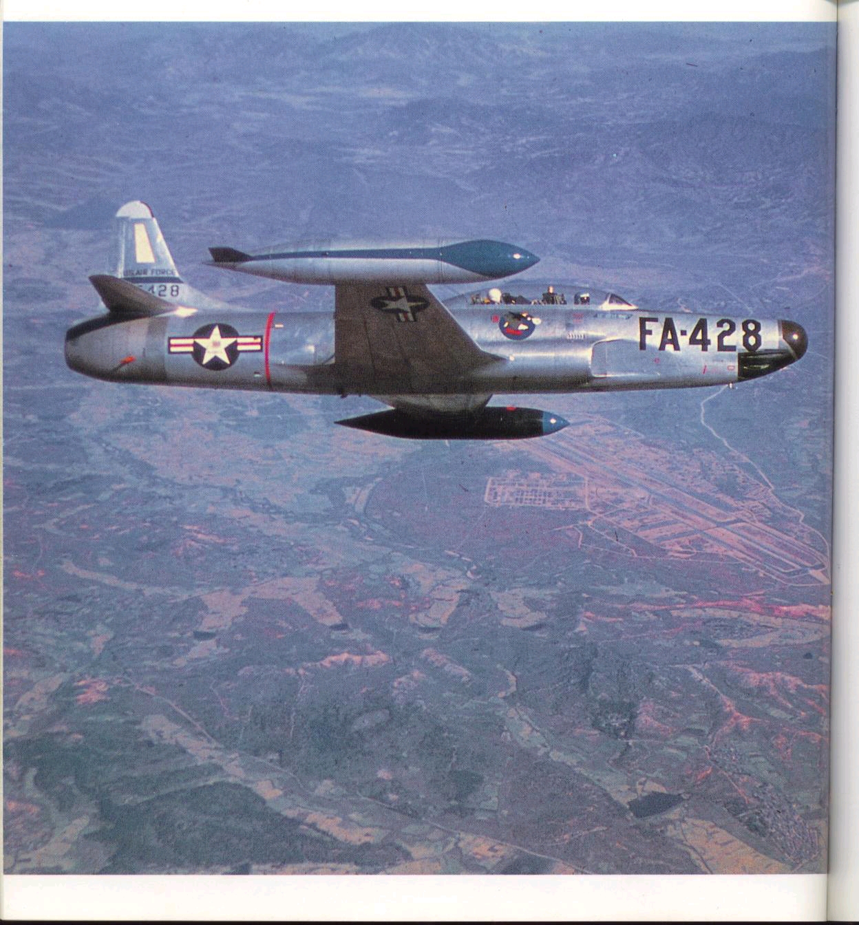 美军在朝鲜战争中的战斗机彩色图片