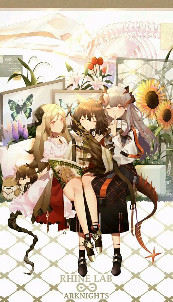 【明日方舟】美图 伊芙利特(含部分塞雷娅赫默和梅儿白面鸮)