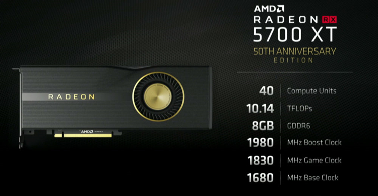 只有中美两开花amdradeonrx5700xt50周年版仅向太平洋两岸特供