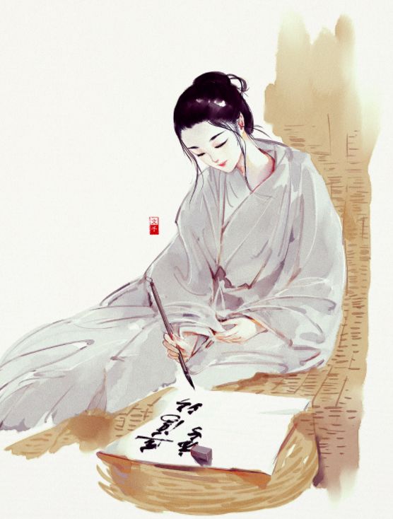 插画胡老师古风作品